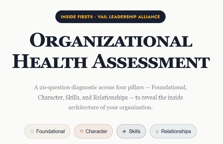 Organizational Health Assessment